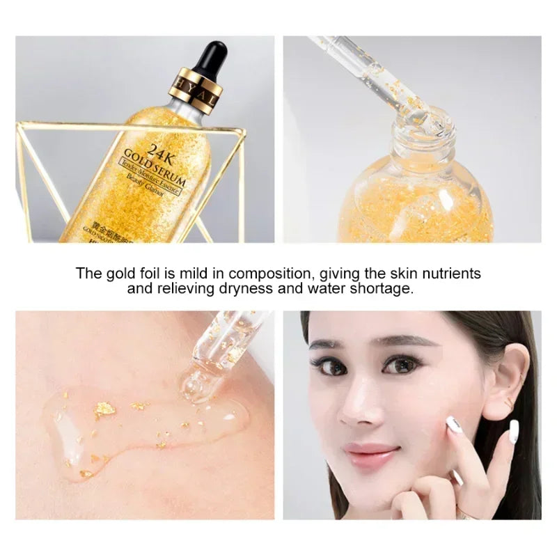 24k Gold Face Serum Brightening Skin Care