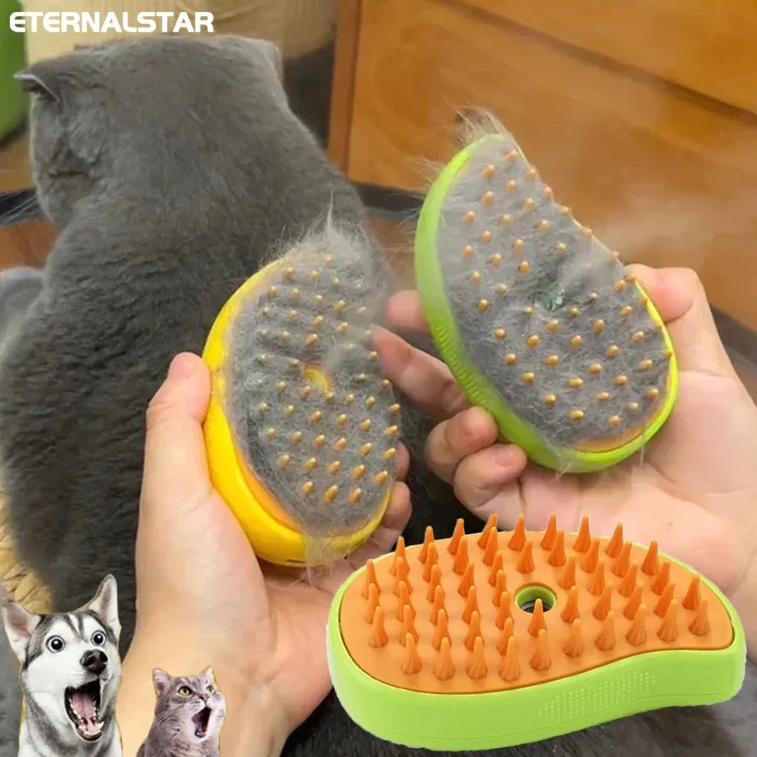 3 in 1 Cat Dog Steamy Brush