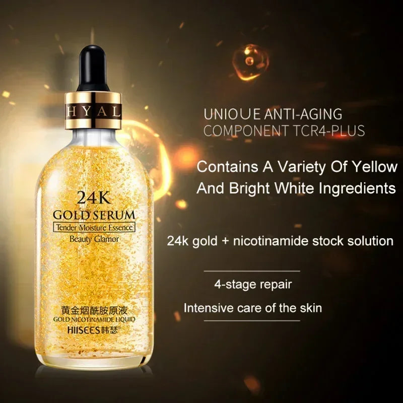 24k Gold Face Serum Brightening Skin Care