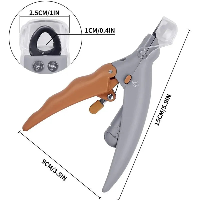 Pet Nail Clipper with LED Light Dog Cat