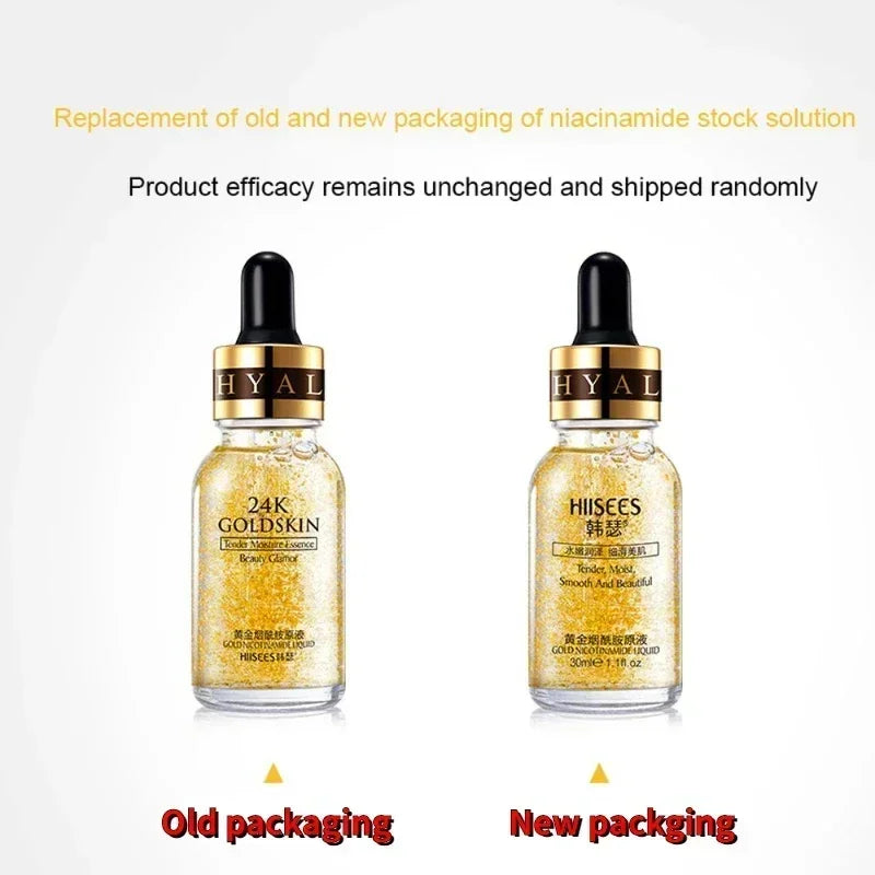 24k Gold Face Serum Brightening Skin Care